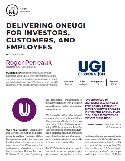 Delivering OneUGI for Investors, Customers, and Employees, by Roger Perreault
